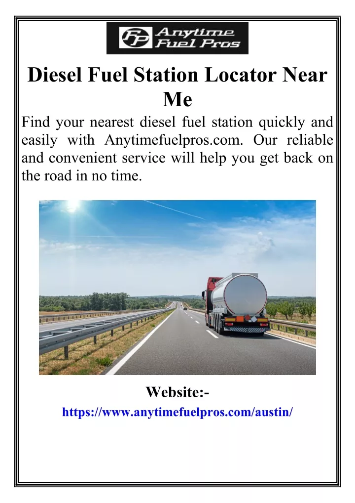 diesel fuel station locator near me find your