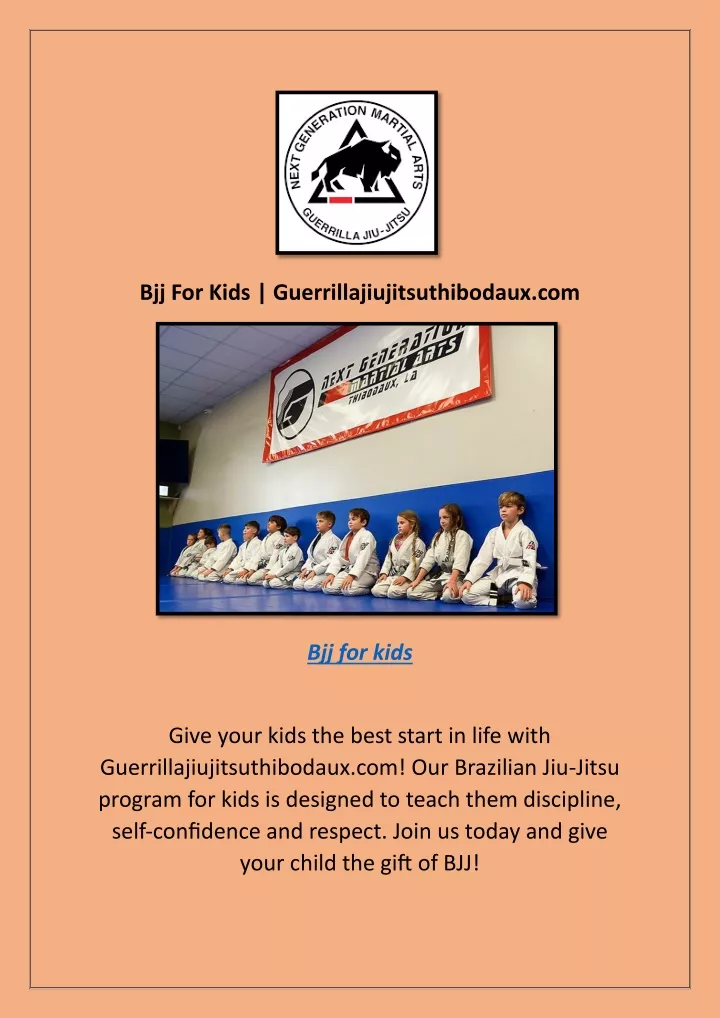 bjj for kids guerrillajiujitsuthibodaux com