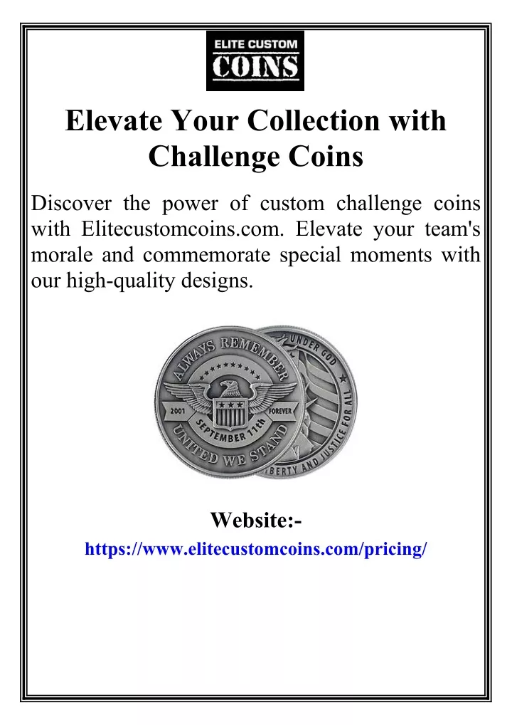 elevate your collection with challenge coins
