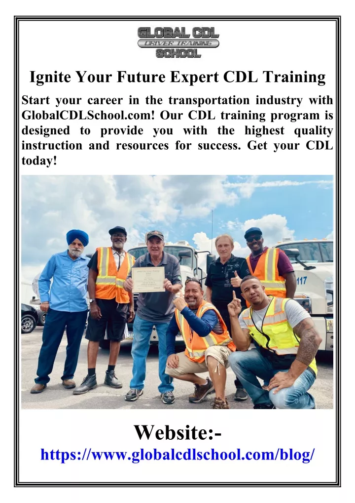 ignite your future expert cdl training