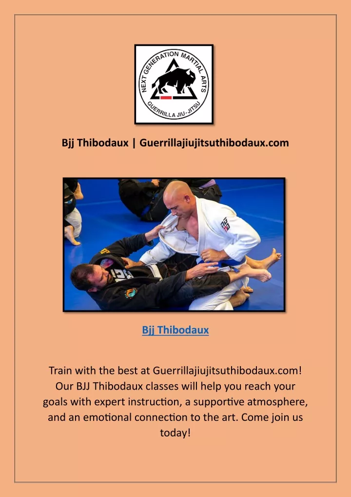 bjj thibodaux guerrillajiujitsuthibodaux com