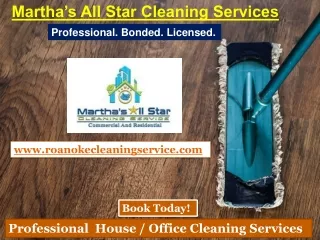 Revel in a Pristine Home with Roanoke Cleaning Service- Premier Maid Service in Roanoke, VA!