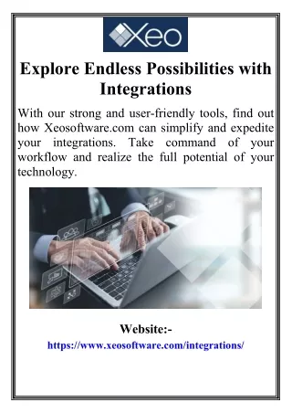 Explore Endless Possibilities with Integrations