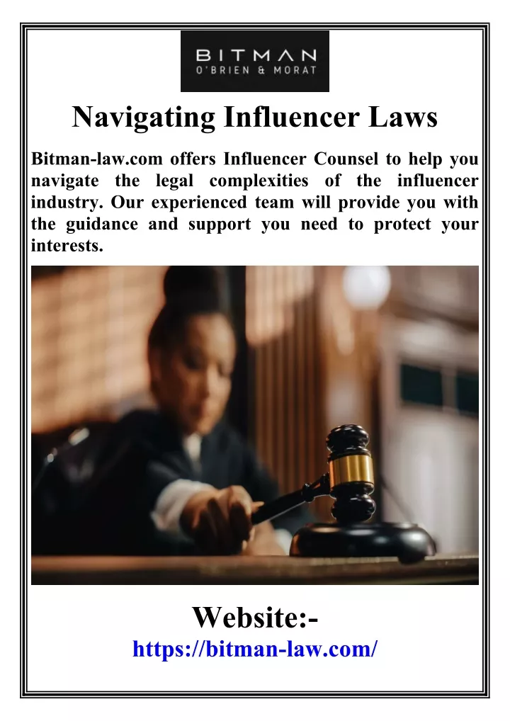 navigating influencer laws