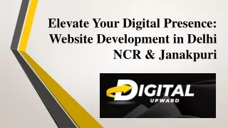 elevate your digital presence-website development in delhi ncr & janakpuri