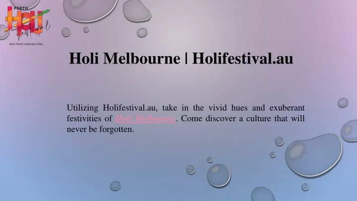 holi melbourne holifestival au