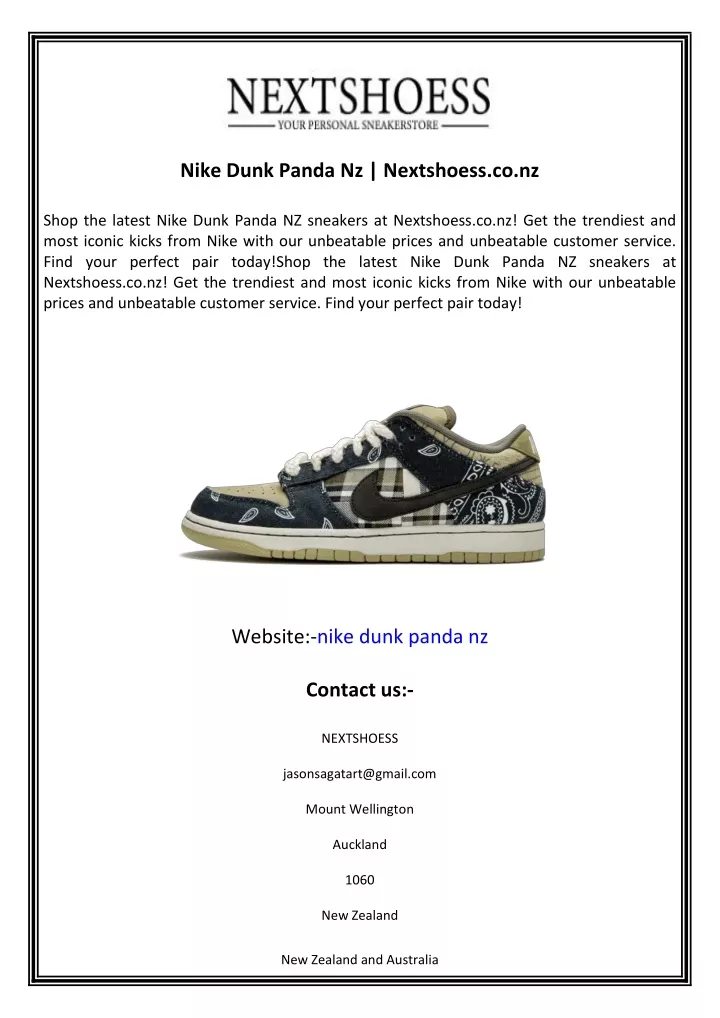 nike dunk panda nz nextshoess co nz