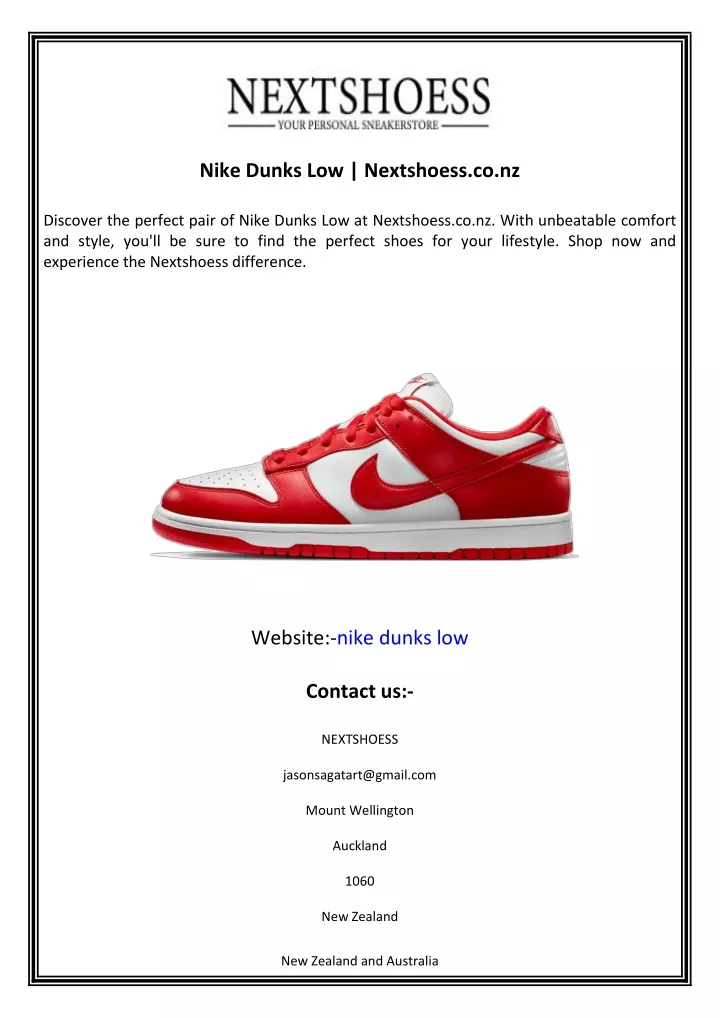 nike dunks low nextshoess co nz