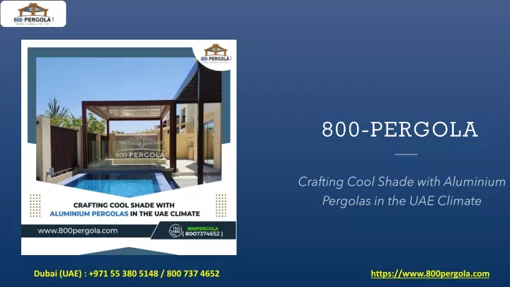 800 pergola