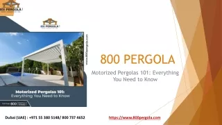 800 pergola