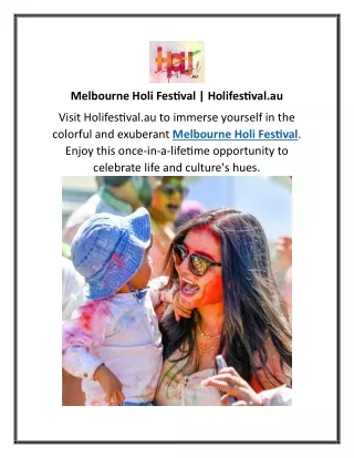Melbourne Holi Festival Holifestival.au.pdf 1