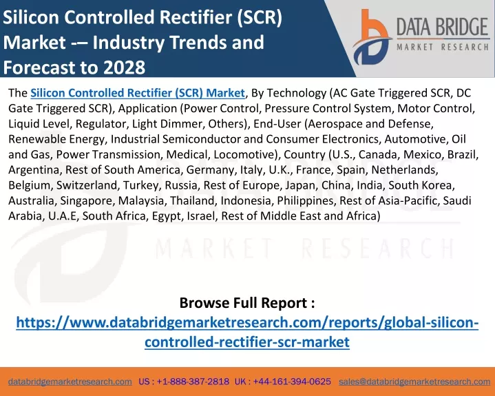 silicon controlled rectifier scr market industry