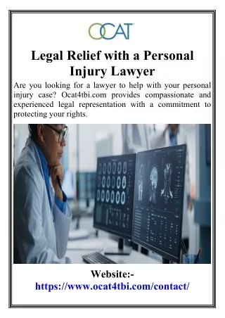 Legal Relief with a Personal Injury Lawyer