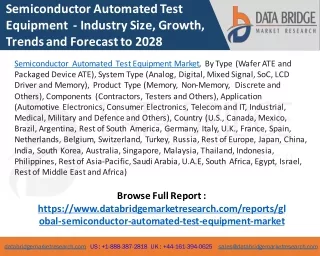 semiconductor automated test equipment industry