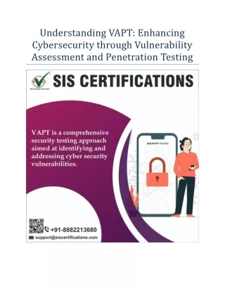 Understanding VAPT: Enhancing Cybersecurity through Vulnerability Assessment