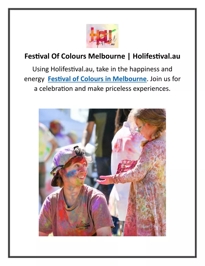 festival of colours melbourne holifestival au
