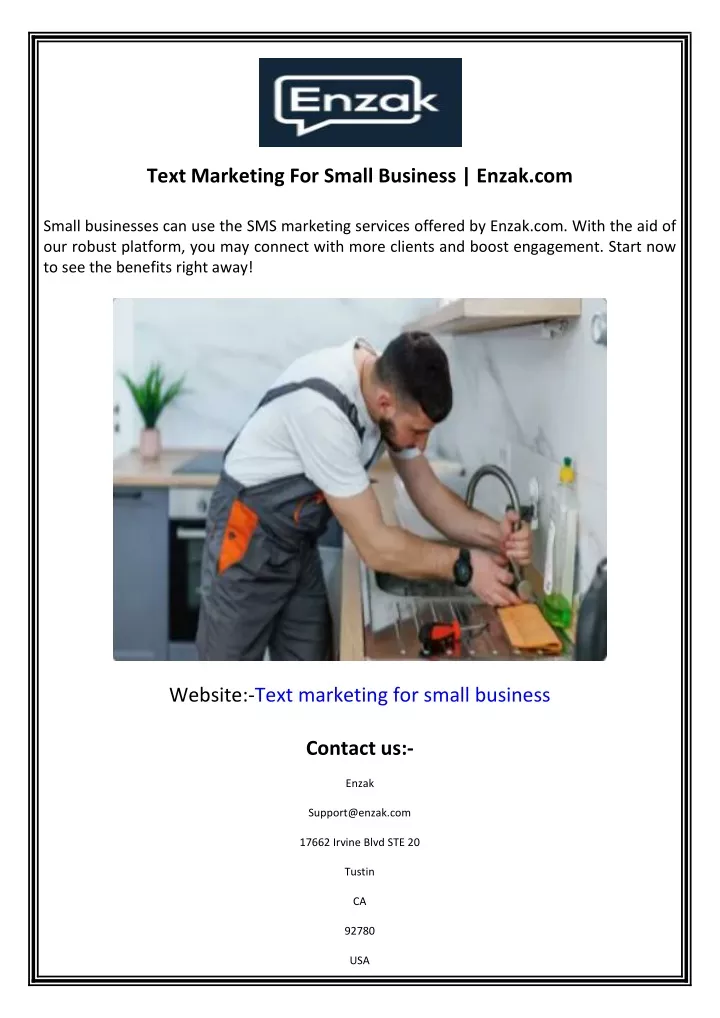 text marketing for small business enzak com