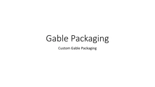 gable packaging