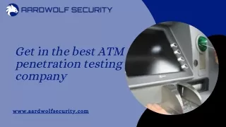 Get in the best ATM penetration testing company