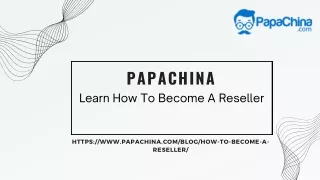 How To Become A Reseller