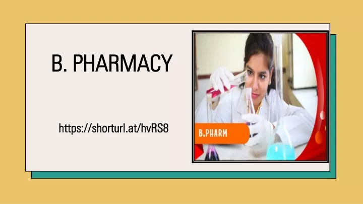 b pharmacy