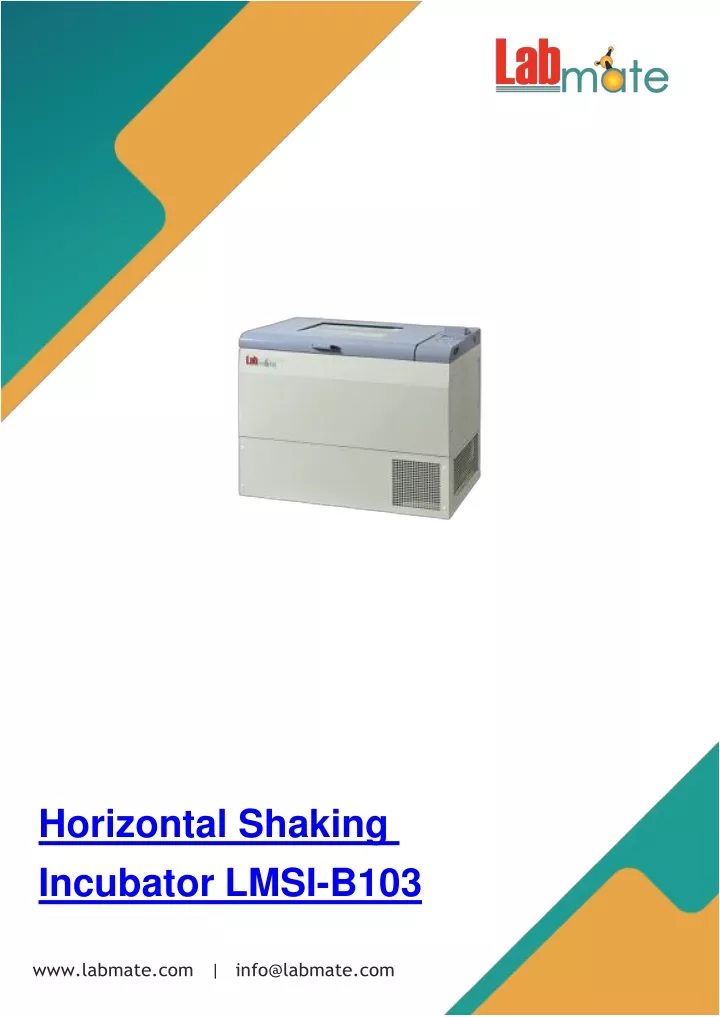horizontal shaking incubator lmsi b103