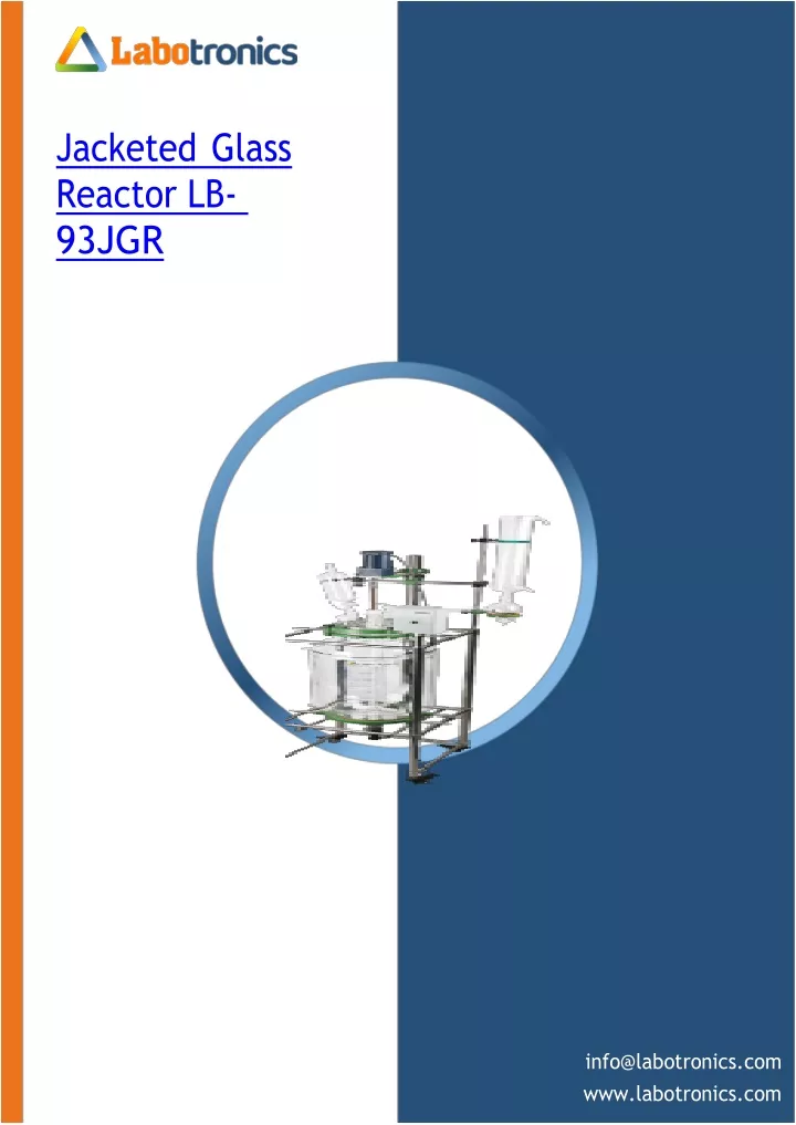 jacketed glass reactor lb 93jgr