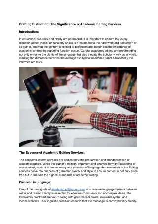 Crafting Distinction_ The Significance of Academic Editing Services