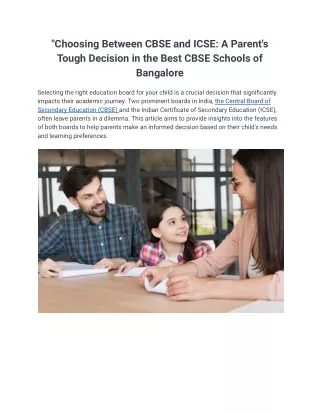 choosing between cbse and icse a parent s tough