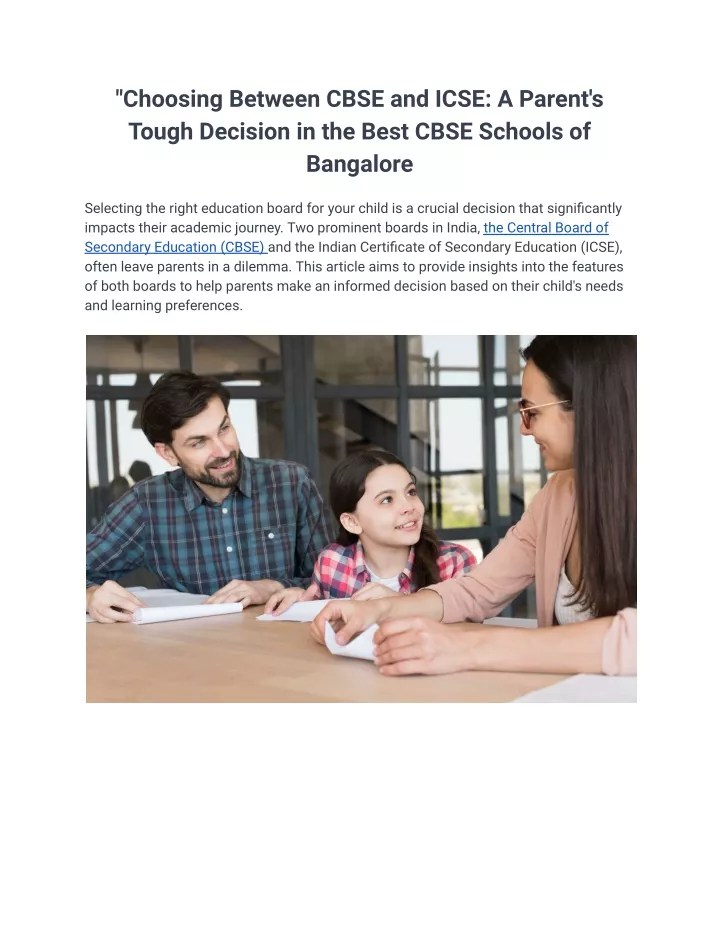 choosing between cbse and icse a parent s tough