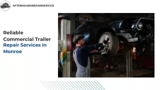 Commercial trailer Repair Service In Monroe