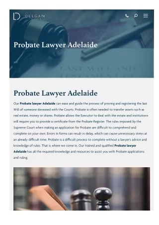 Wills & Estates Lawyers Adelaide