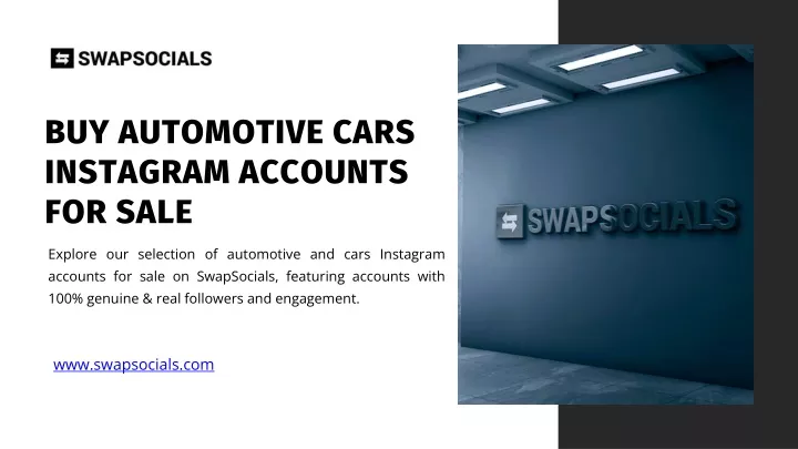 buy automotive cars instagram accounts for sale