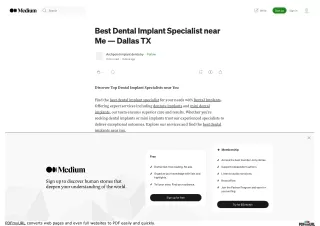 Best Dental Implant Specialist near Me - Dallas TX