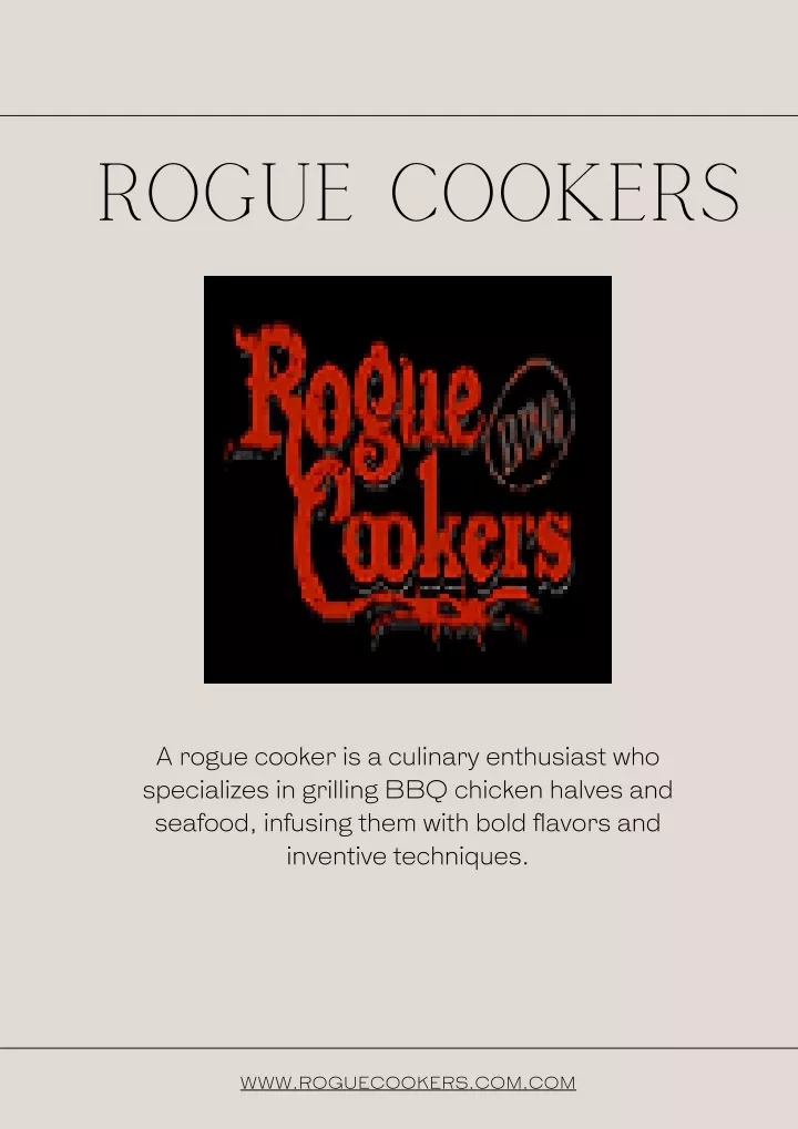 rogue cookers