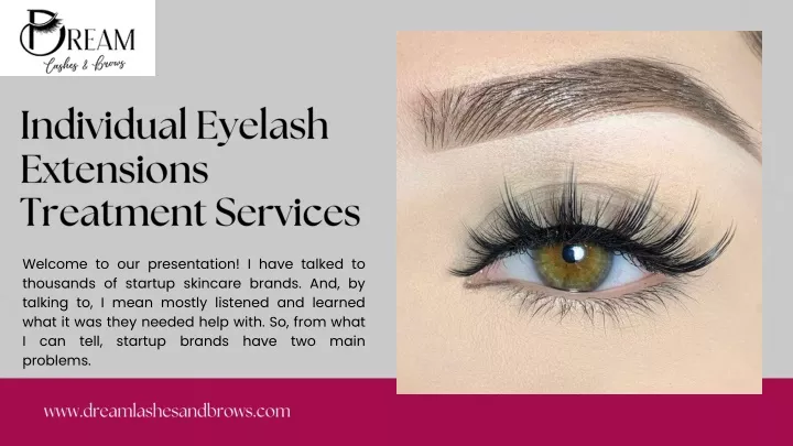 individual eyelash extensions treatment services