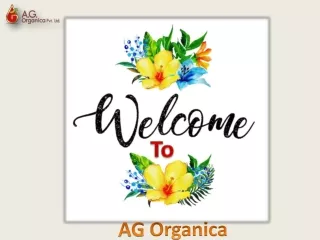AG Organica The Top Cosmetic Manufacturer & Wholesale Supplier