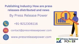 publishing industry how are press releases