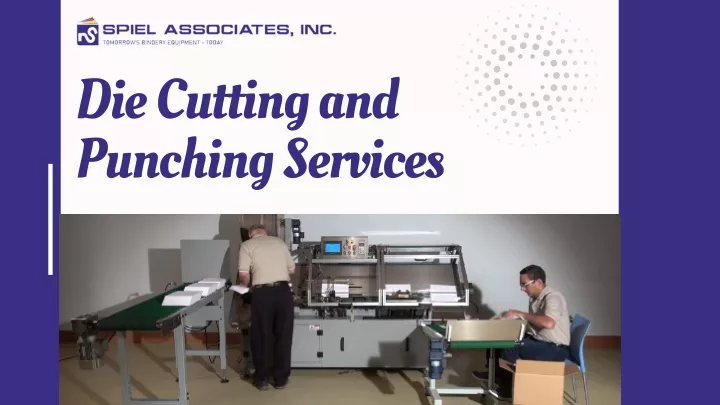 die cutting and punching services