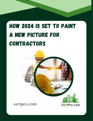 How 2024 is Set to Paint a New Picture for Contractors