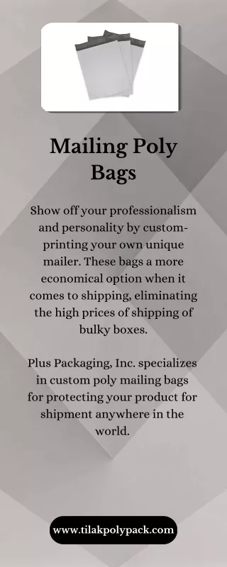 Mailing Poly Bags