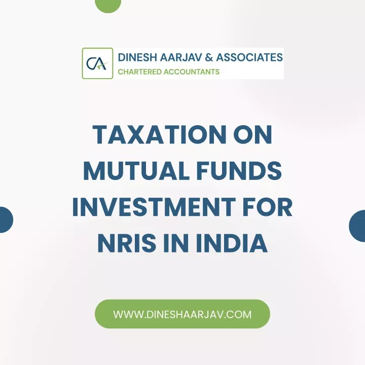 taxation on mutual funds investment for nris