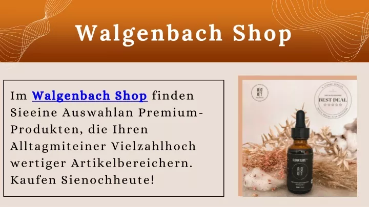 walgenbach shop