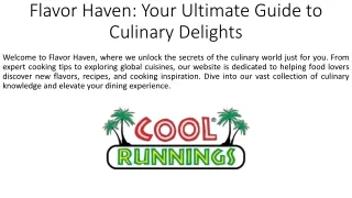 Flavor Haven_Your Ultimate Guide to Culinary Delights