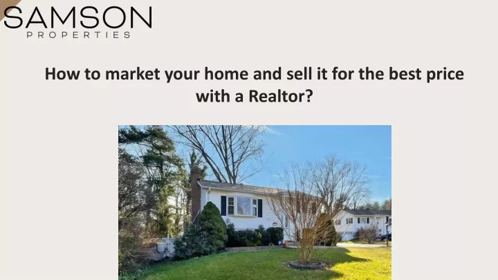 how to market your home and sell it for the best