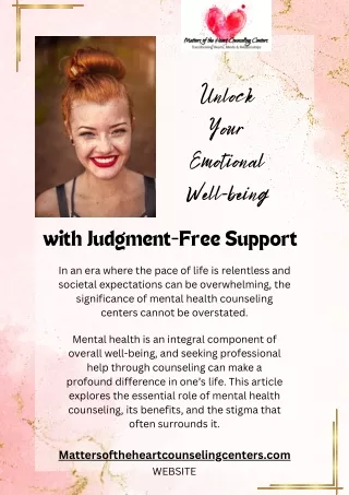 unlock your emotional well being