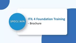 ITIL Certification in Bangalore - Spoclearn