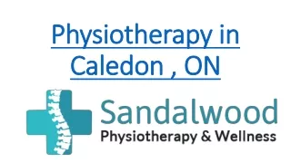 Physiotherapy in Caledon , ON