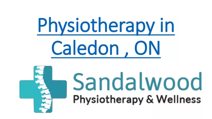 physiotherapy in caledon on