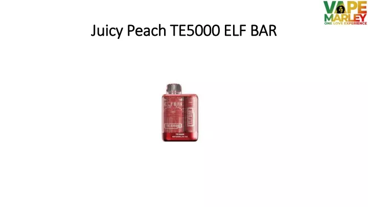 juicy peach te5000 elf bar
